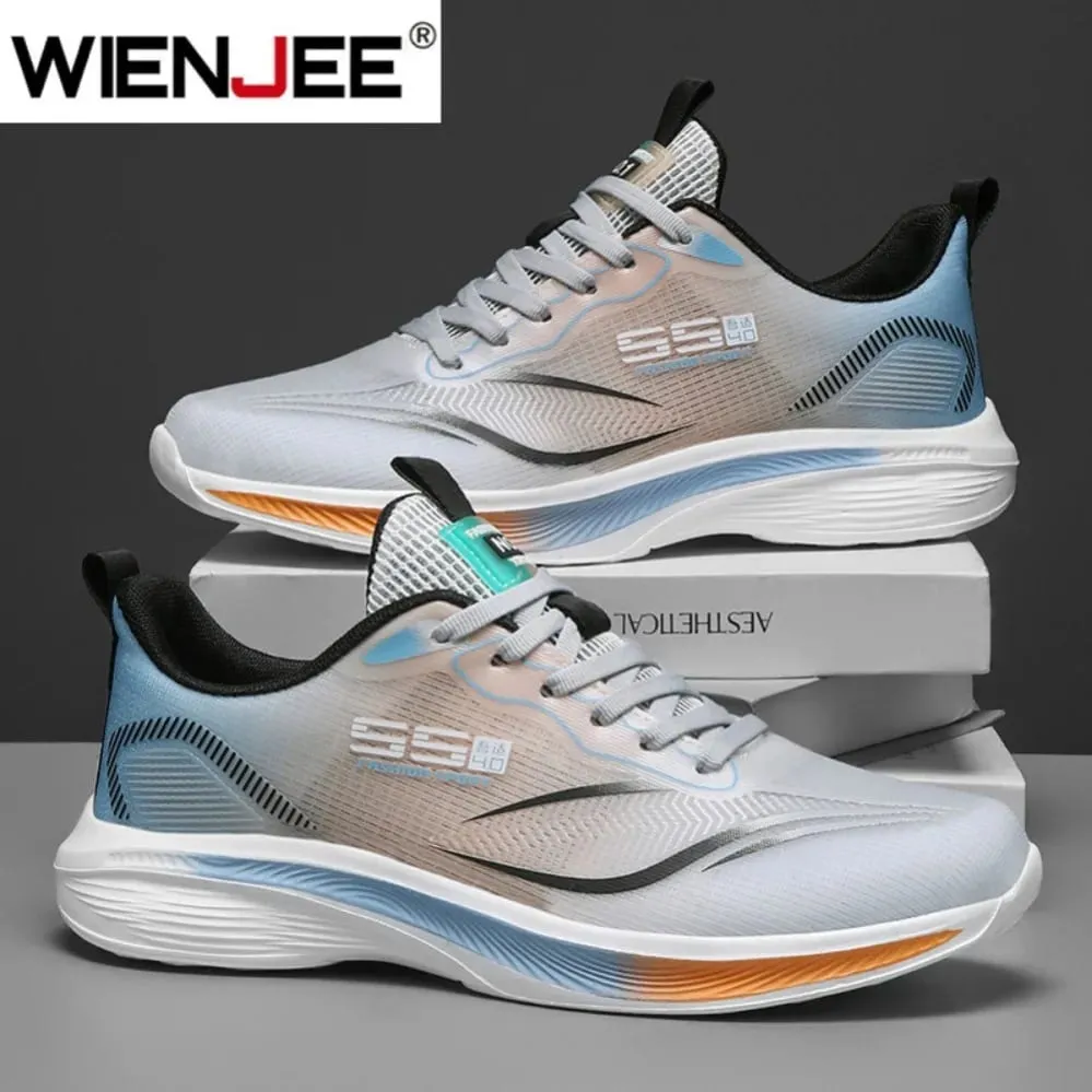 Men Running Walking Knit Shoe Casual Sneakers Breathable Sports Running Athletic Gym Lightweight Outdoor Women Shoes Size39-47