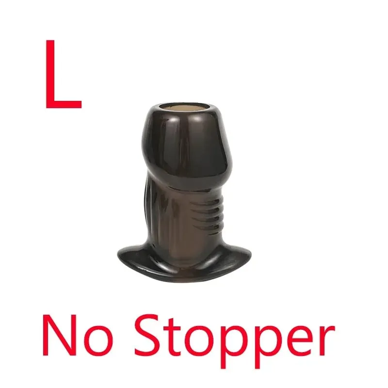 Hollow Anal Plug Stopper Soft Speculum Peeking Butt Expander Anus Dilator Enemator For Women Men Gay Sex Toy Sex For Women Men