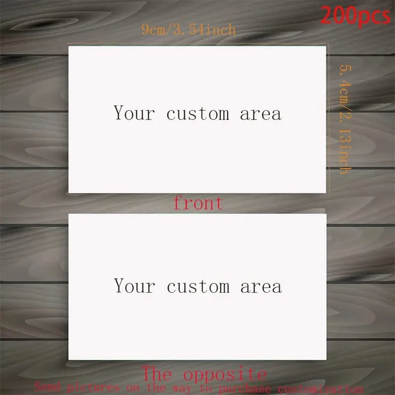 10pcs Customized Premium Business Cards High Quality Printed Invitation Cards Greeting Cards Postcards Personalized Gifts