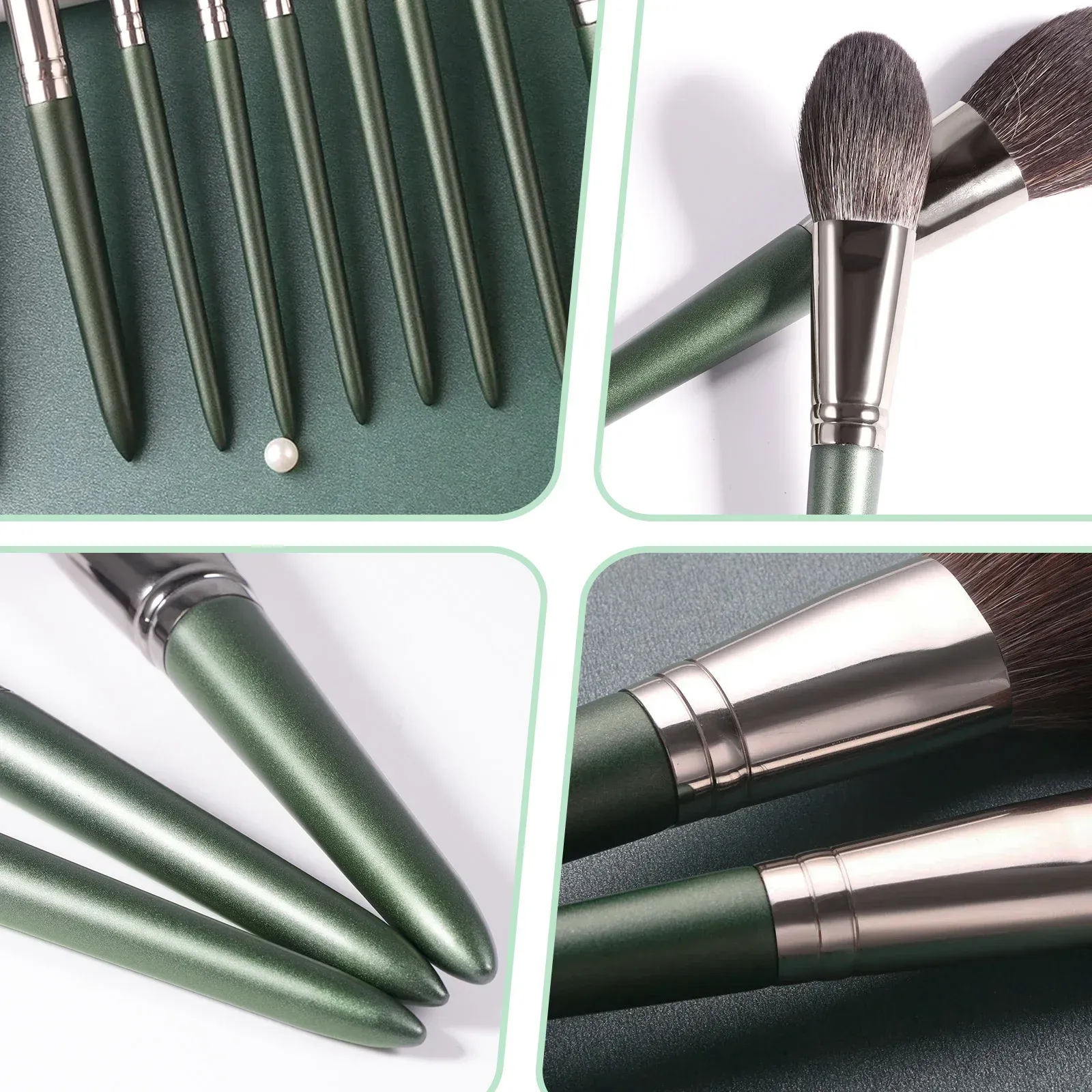 9PCS Makeup Brushes Set Eye Shadow Foundation Powder Contour Makeup Brush Cosmetic Beauty Tool Kit