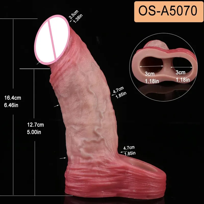 Đóng Đầu Thực Tế Dương Vật Tay Đồ Chơi Tình Dục Cho Nam Trì Hoãn Xuất Tinh Dick Mở Rộng Dành Cho Các Cặp Đôi Khoái Cảm Tình Dục Sexshop