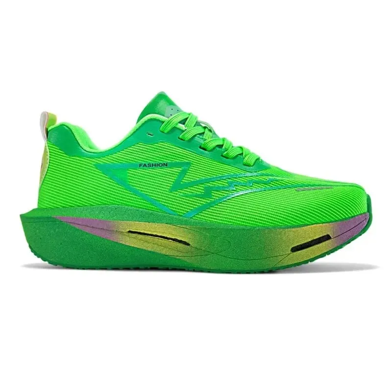 Carbon Plate Running Shoes Men Women Marathon Sports Sneakers Breathable Lightweight Professional Athletic Shoes