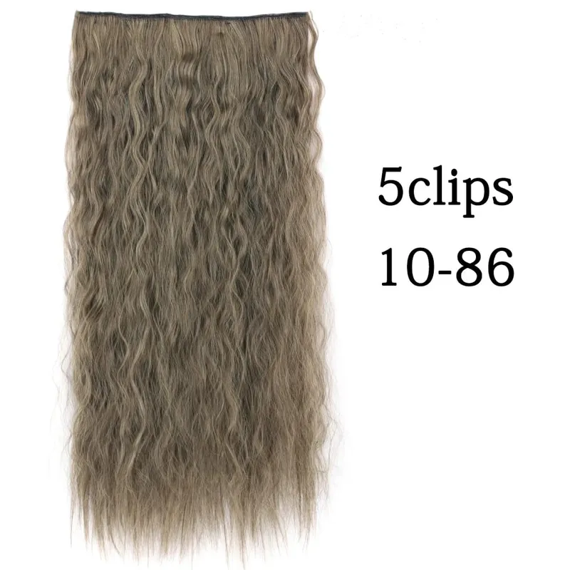 Tổng Hợp 22 32 Inch 5 Kẹp Tóc Chịu Nhiệt Giả Bộ Tóc Giả Dài Lượn Sóng Kiểu Tóc Kẹp Trong Tóc