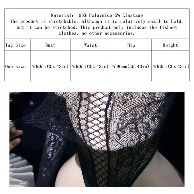 Women Summer Long Sleeve Bodysuit Cover Up Hollow Out Beachwear Without Underwear Sheer Mesh Fishnet Music festival Swimsuit