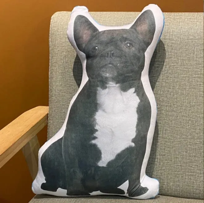 3D printed simulation dog pillow funny pet shaped pillow living room bedroom soft decoration personalized holiday gift