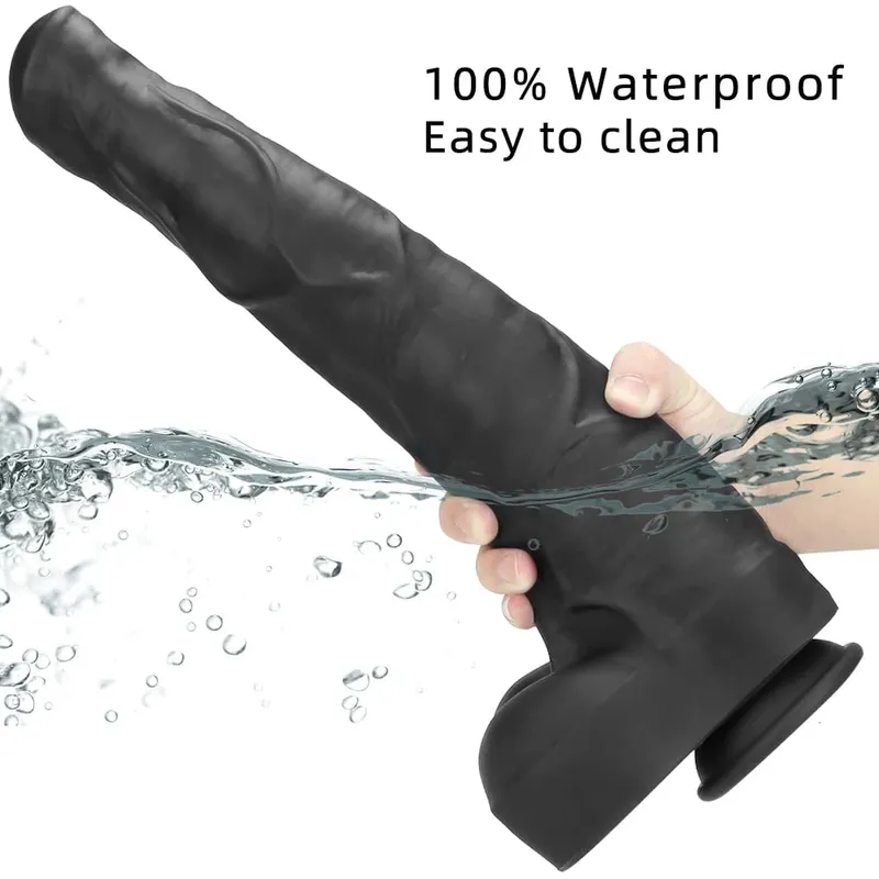 Consolador de caballo súper grande de 38,5 cm con ventosa, sensación de piel suave, pene enorme, falo grueso, tapón Anal, Miembro grande, Juguetes sexuales para mujeres