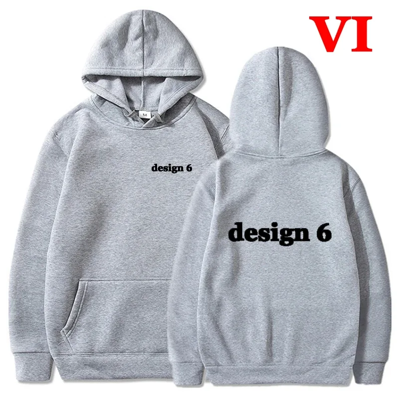 Men Hoodies Loose Casual Clothing Women Fashion Long Sleeve Hooded Pullover Personality Design Streetwear Sweatshirts — image 7