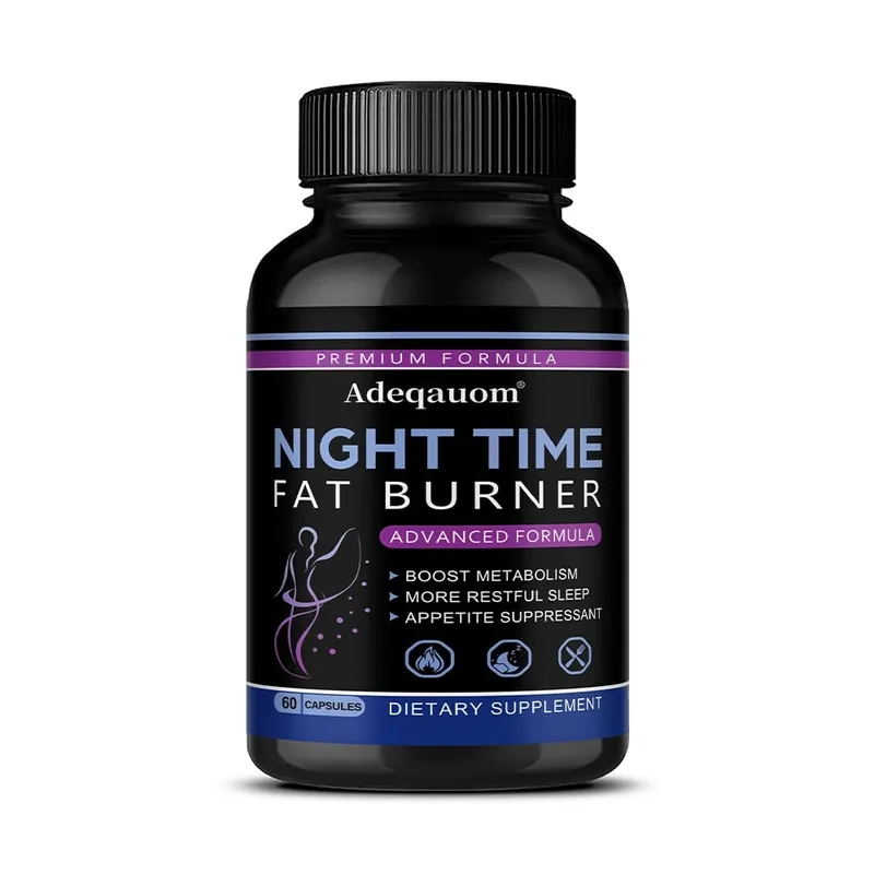 Nighttime Fat Burner Support Capsules Supports Gentle Metabolism Digestive Wellness & Restful Sleep Natural Supplement