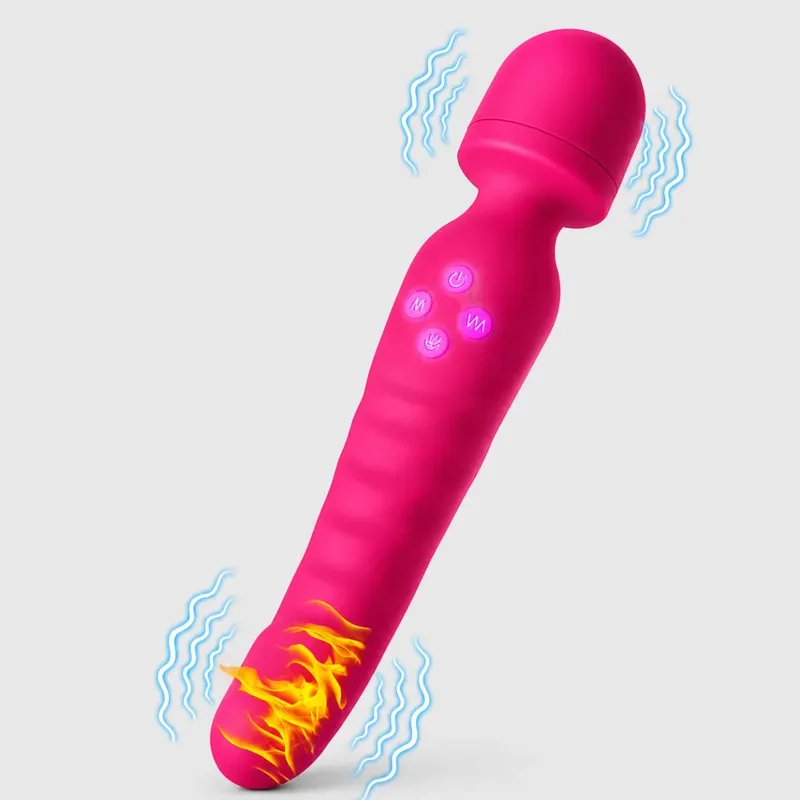 AV Vibrator for Women Powerful G Spot Dildos Magic Wand Clitoris Stimulator 3 IN 1Vagina Massager Adults Sex Toys for Woman