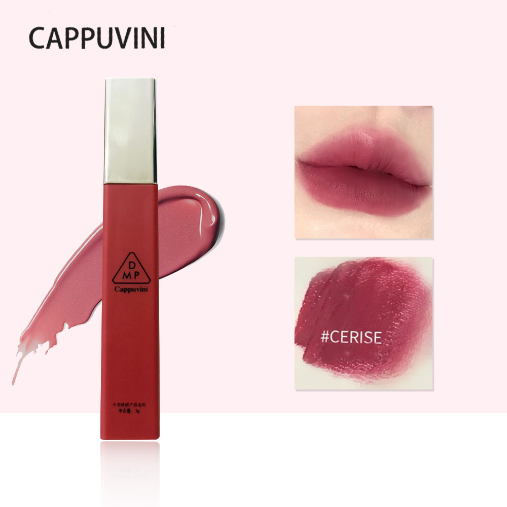 Cappuvini Matte Velvet Lip Glaze, feuchtigkeitsspendender, glatter, langanhaltender Lippenstift, Make-up-Lipgloss