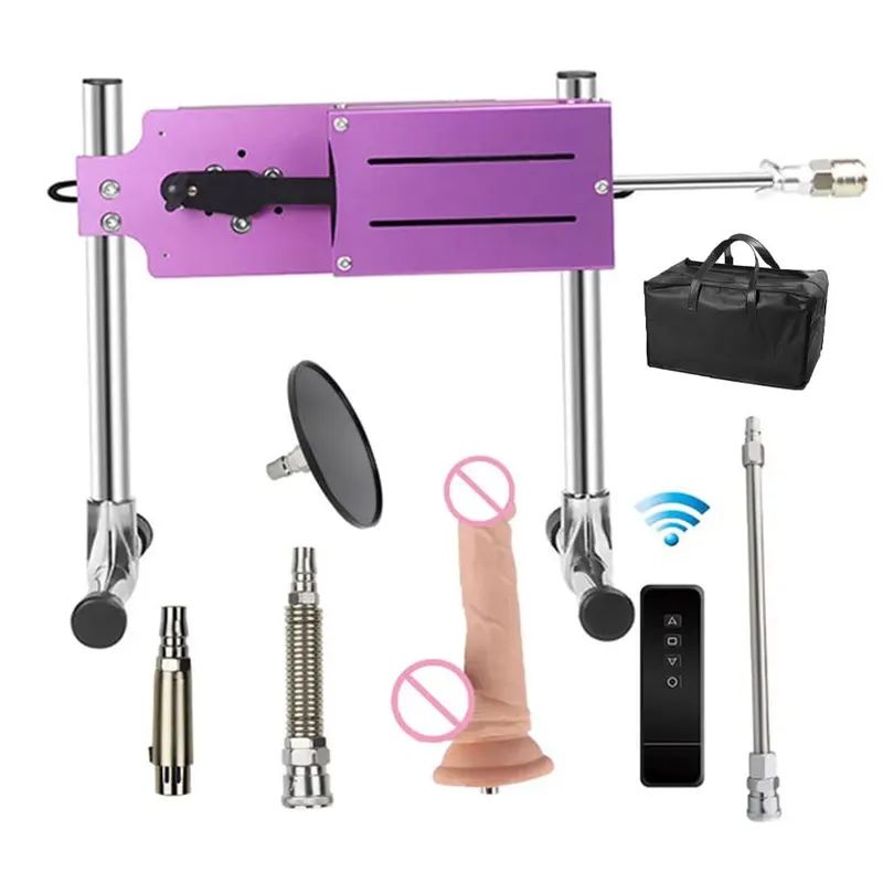 Máquina sexual mejorada con Control remoto, máquina de amor súper silenciosa, Ultra ajustable, Vac U Lock, 30db, 70W, con Big D gratis