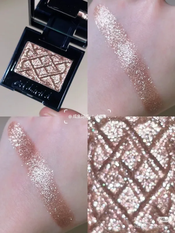 Coldnwild Monochrome Eye Shadow Glitter Fine Shimmer Purple White Blue Clear Sheer Satin Finish Eye Makeup