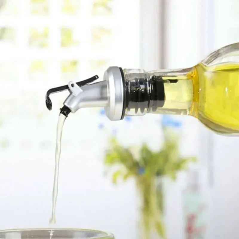 Leak-proof Capwine Cap Olive Oil Dispenser Bottle Designed for Pour Spout Vinegar Sauce Wine or Salad Dressing Bottle Dispenser