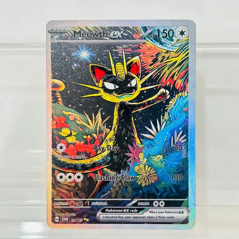 10Pcs (Charizard Mewtwo Gengar Vaporeon) DIY Holographic Texture Cards Perfect Condition Premium Anime Collection Card