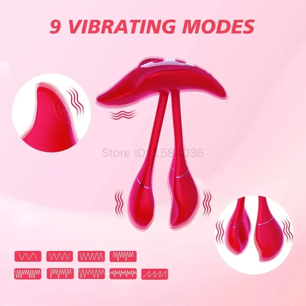 ​9 Speeds APP Control Vaginal Vibrators G Spot Anal Dual Massager Wearable Vibrating Egg Stimulator 18+ Adult Sex Toys for Women