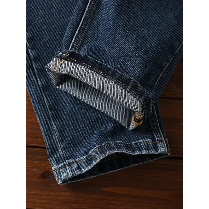 2025New Autumn Jeans Men's Slim Stretch Affordable Luxury Fashion Embroidery Long Skinny Pants