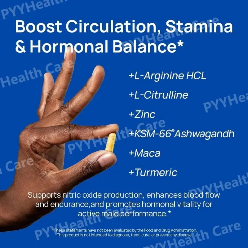 Mens NAD+ Complex 60 Capsules - Liposomal NAD+ Resveratrol CoQ10 Saw Palmetto για Κυτταρική Ενέργεια Προστάτη & Ορμονική Υποστήριξη