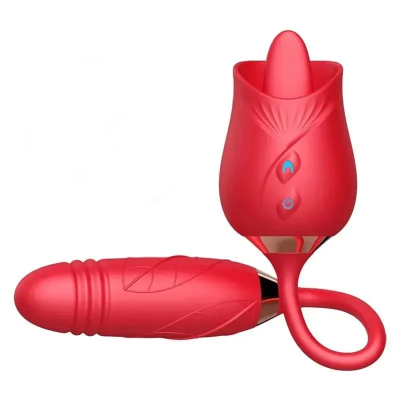 Powerful Rose Sucking Vibrator for Women G-Spot Licking Clitoris Stimulation Female Sucker Vagina Nipple Massager Adult Sex Toys