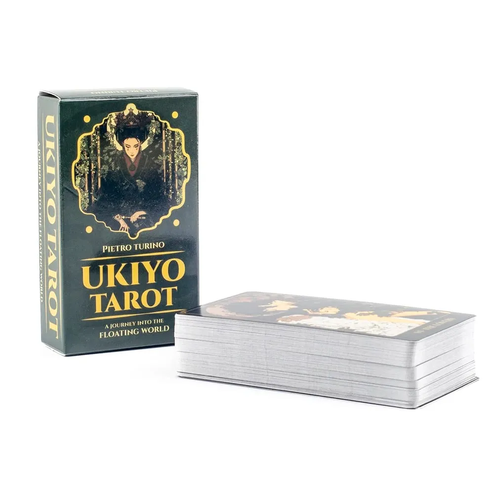 Ukiyo Tarot Cards 78Pcs Leisure Entertainment Divination Deck 10.3*6CM Family Gathering Board Playing Game Cards