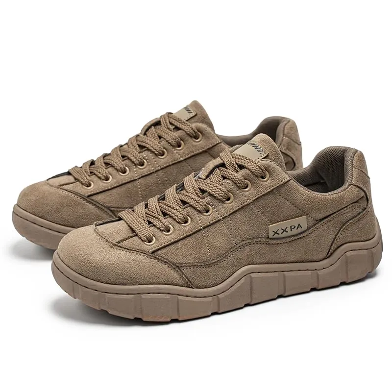 Men's Shoes Autumn New Retro Casual Sports Sneakers Non-Slip Soft Sole Wide-Toe Trendy Shoes