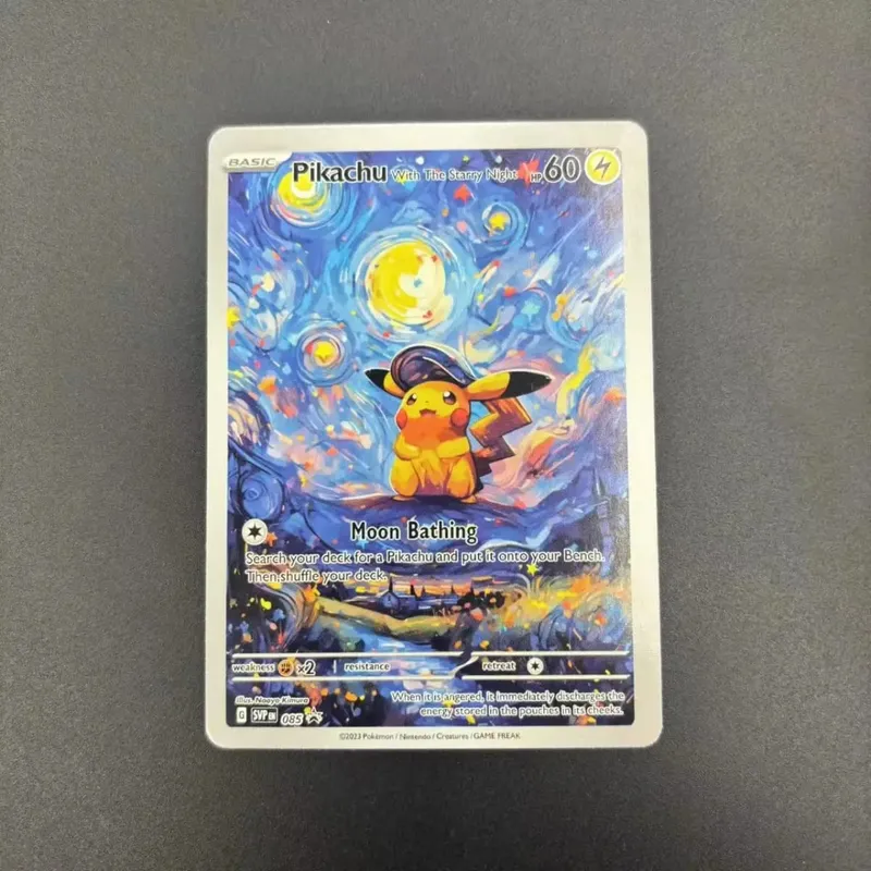 DIY Collection Cards 2023 SVP EN VAN GOGH /GREY FELT HAT Self Made Single Card Classic Game Anime Cards Gift Toy