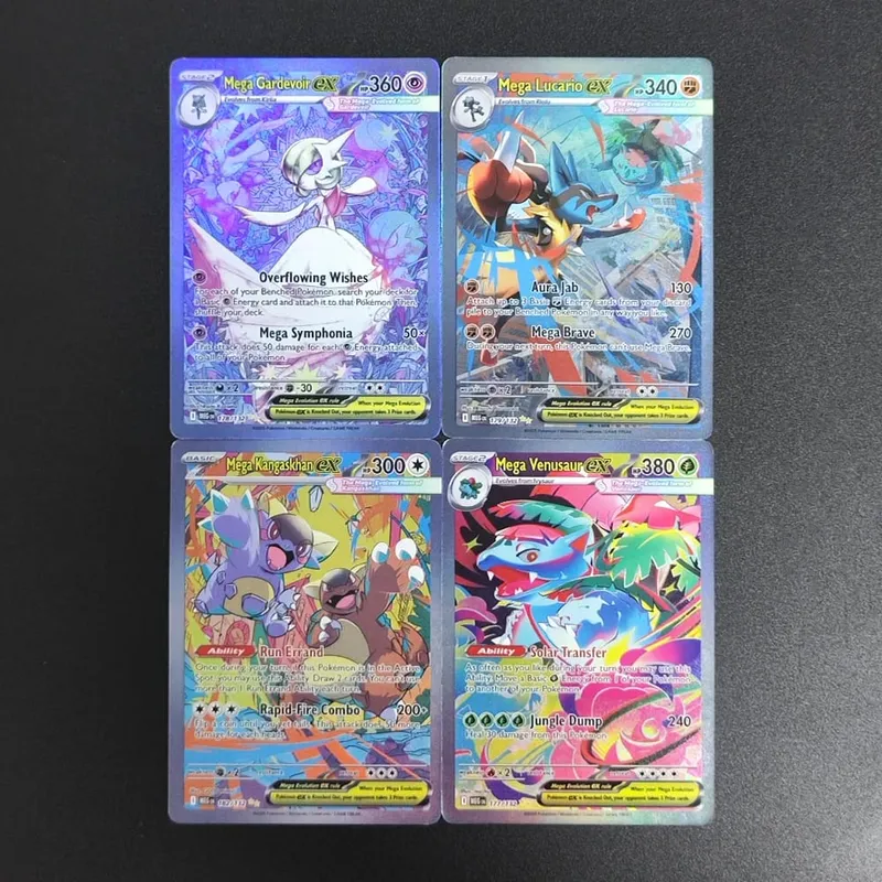 Pokemon Card PTCG Foil Proxy English Gengari Rayquaza Vmax Giratian Lugia V Mew Latias Latios EX Collectibles Trading Card Game
