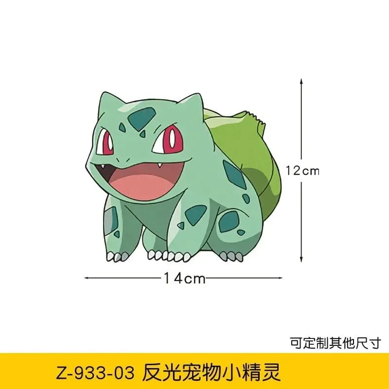 20styles Pokemon Car Stickers Anime Figure Pikachu Gengar Eevee Charmander Cute Cartoon Doll Creative Sticker Birthday Gifts