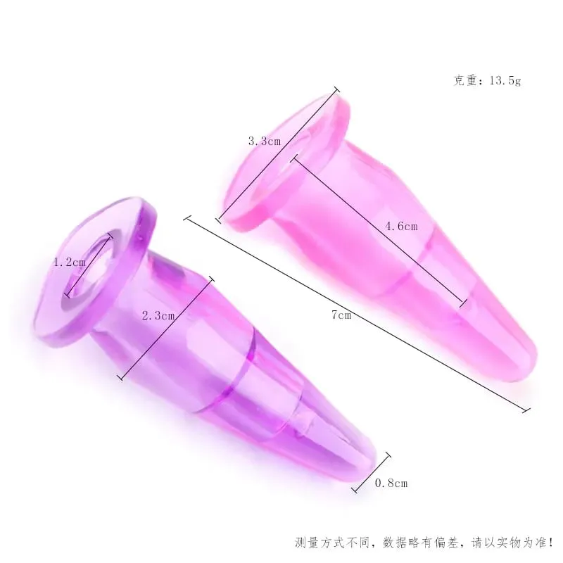 Jelly Small Finger Sex Toy Anal Plug Butt Plug Anal Stimulator Sex Toys for Women Men Erotic Adult Product Game Waterproof