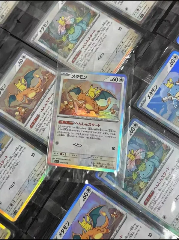 Diy Self-control Ptcg Pikachu Charizard Venusaur Blastoise Pokemon Card Anime Collection Cards Gift Toys — image 24