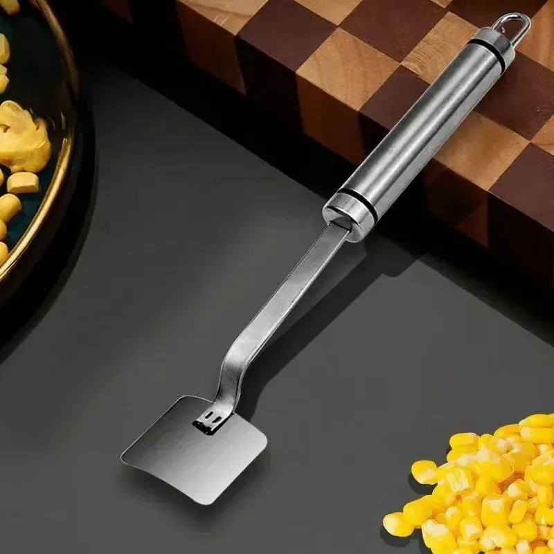 Stainless Steel Corn Peeler Serrated Corn Peeler Corn Cob Planer Thresher Cutter Mga Prutas at Gulay sa Kusina Mga Gadget — image 6