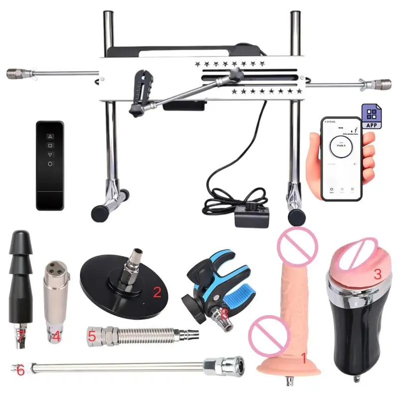 Rough Beast APP Control Powerful Sex Machine for Women And Men Masturbation Love Machine with Dildo Toy Shop Penetration Sextoys