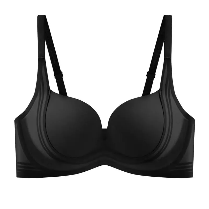 2025 Seamless Push up Bra Small Breast Gathering Enlarging Anti-Sagging Thin Top Thick Bottom No Underwire Lingerie for Women