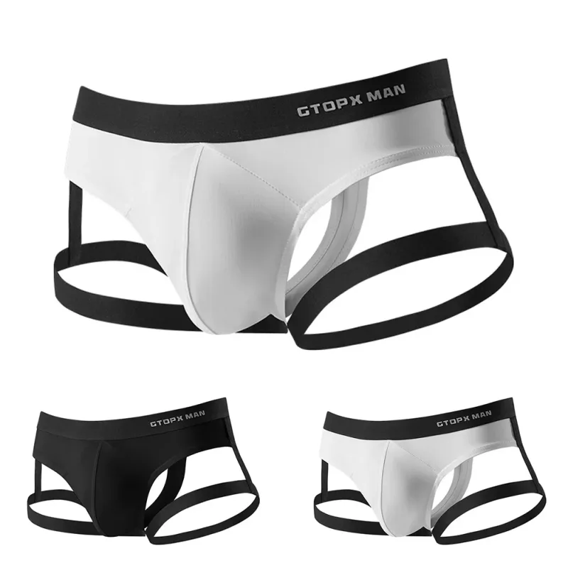 Briefs Men Underwear Daily Backless Bulge Pouch Lingerie Panties Sexy Shorts T-back Underpants Cmfortable Jockstrap