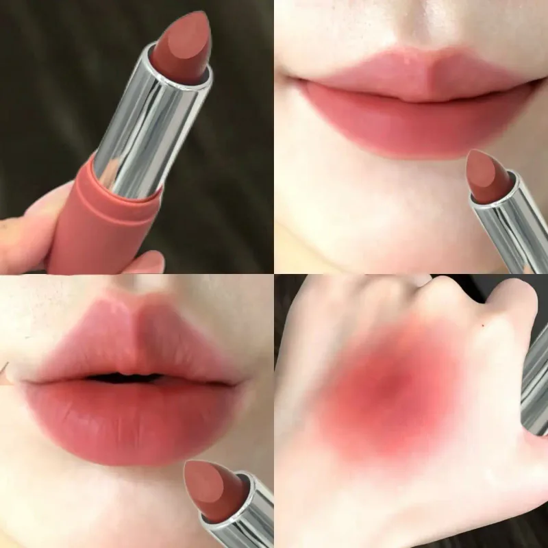 Batom Herorange Sheer Matte Textura macia, não seca, longa duração, à prova de transferência, tons naturais para todos os tons de pele
