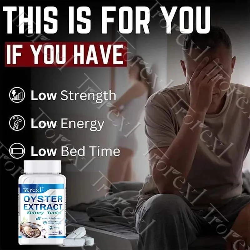 Oyster Extract Tablets Supports Energy Vigorizante and Wellness Male Health Enhancing Supplement