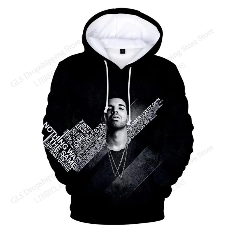 Rock Popular Singer Drake 3d Print Hoodies Men Women Fashion Hip Hop Hoodie Sweatshit Women Sweats Men Clothes Oversized Moletom