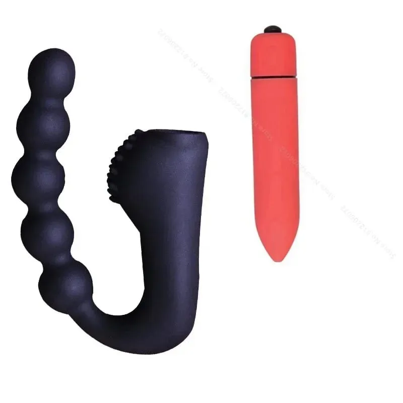 Beads Vibrating Prostate Massager Anal Plug Waterproof Motors 10 Speeds Stimulation Butt Anus Silicone Men Women Sex Toys — image 9