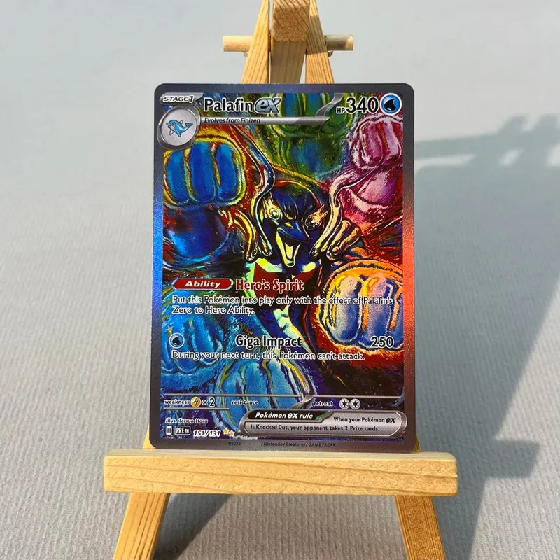 PRE PTCG5-001 Tcg proxy PKM Cards Vaporeon ex Espeon ex Rare Collection Battle Toys Gifts for Hobbies home play