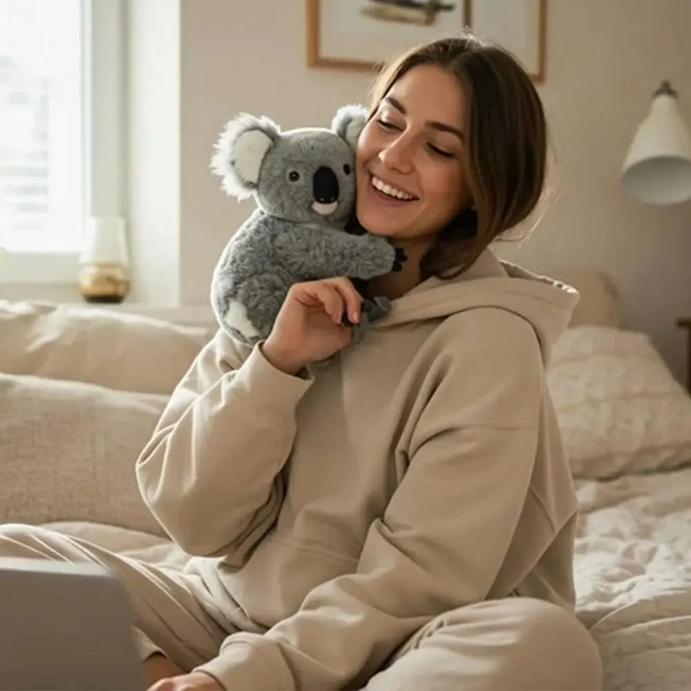 New Design Soft Koaly Plush Toy Emotional Support Cute Animals Plush Mimics Natural Movement for Emotional Support