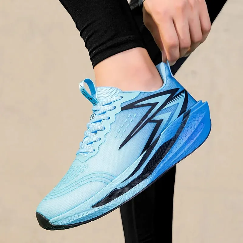 NEW Running Shoes Carbon Board Marathon Men Sports Breathable Lightweight Women's Comfortable Athletic Nonskid Sneakers Casual