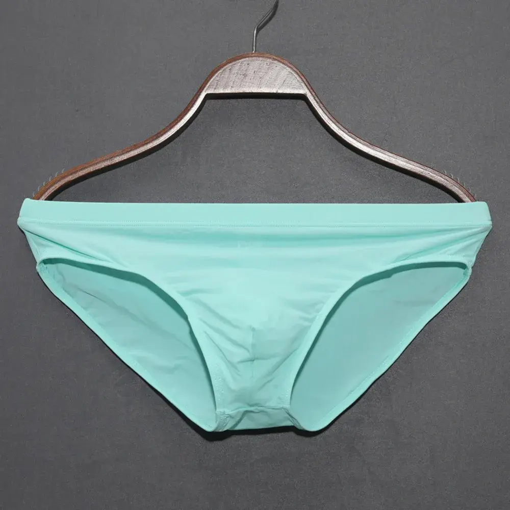 Men's Ice Silk Breathable Briefs Skin Friendly Lingerie Transparent Triangle Pants Mens Sexy Underwear Stretch Male Sexy Panties