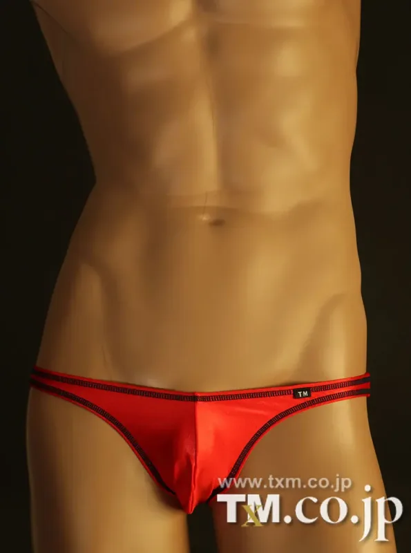 Men Color Block Triangle Briefs Low Rise Fashion Male Underwear Panties