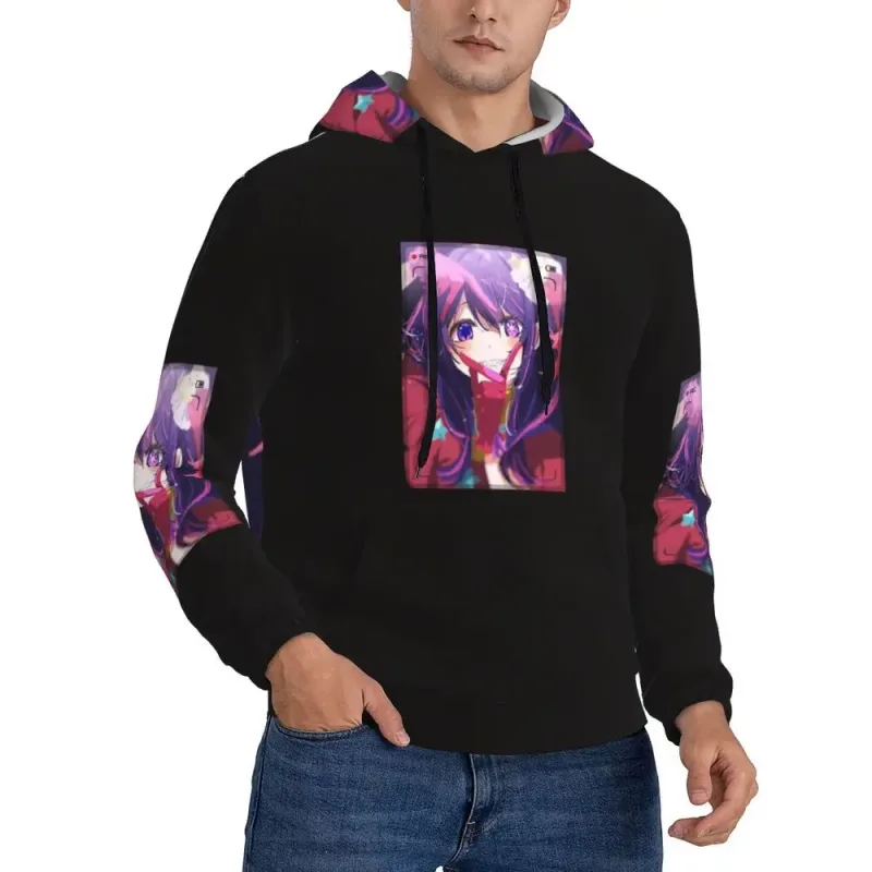 Oshi No Ko Anime Kawaii Hoodies Hip Hop Pullover Autumn Winter Men Women Sweatshirts Long Sleeve Tops