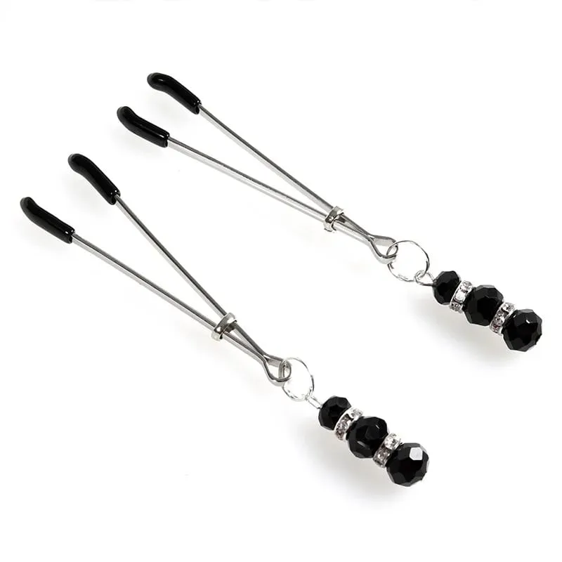 Sexy Flirt Nipple Clamps Breast-fed Sex Toys BDSM Labia Breast Stimulation Massager Nipple Clamps With Chain Clips Fetish Slave