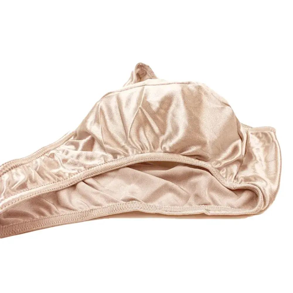 Ropa interior Mierside One Piese de talla grande para hombre, bragas con bolsa para bulto, bragas de seda transpirables, lote de talla grande, ropa interior suave S-3XL