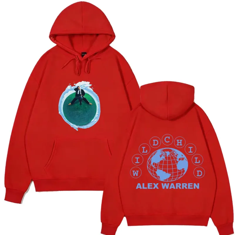 Alex Warren Album Wild child tour 2026 Merch hoodie Men Women Fashion pullover Long sleeves Loose Casual Vintage sweatshirts