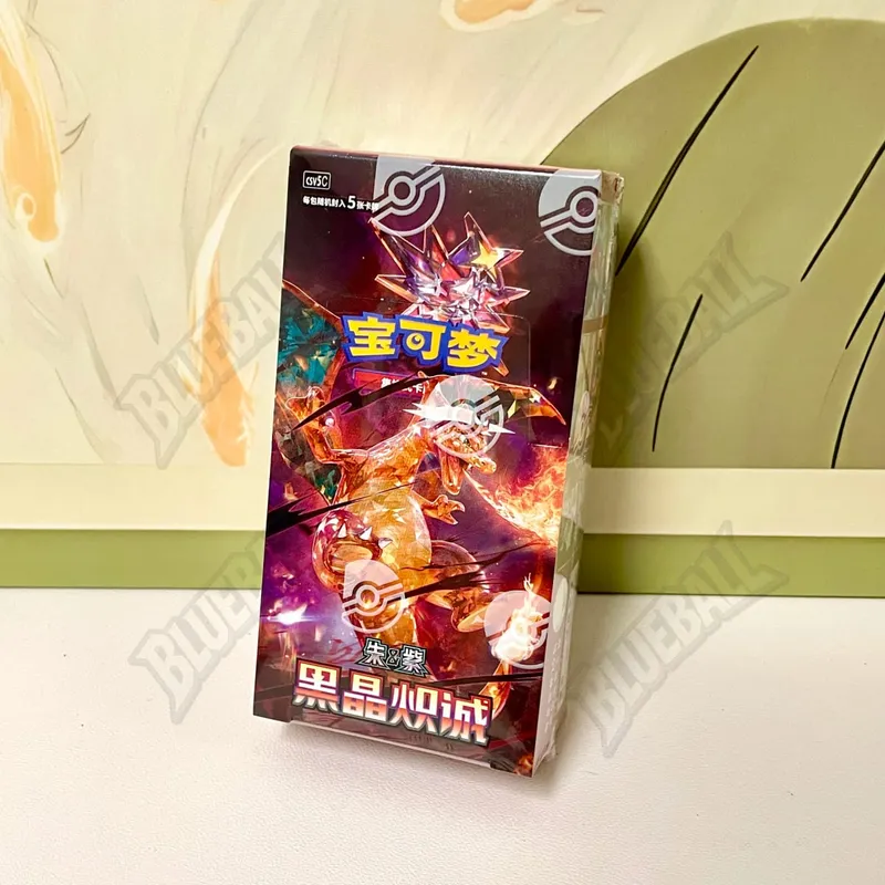 Pack de gemmes pokemon Violet écarlate Original Vol6, boîte fine TCG, cartes de combat à collectionner, Version chinoise simplifiée, jouets, cadeau