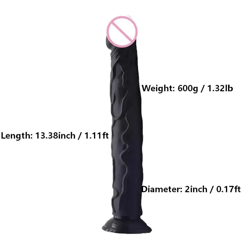 Realistic Dildos for Women and Men Suction Cup Adult Sex Toy for Women and Men Vaginal and Anal Masturbator Super-long Toy