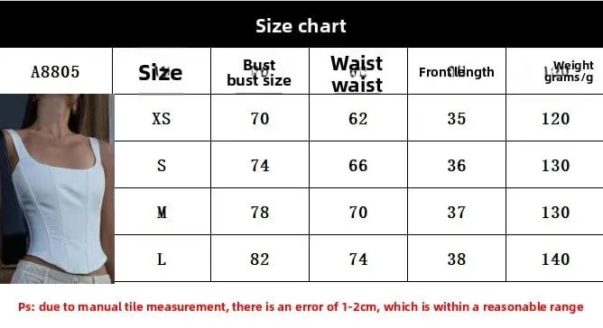 Sexy Crop Tops Women Sleeveless Slim Shapewear Corset Bustiers Bodysuit Tank Top Lace Up Skinny Vest Summer Trendy