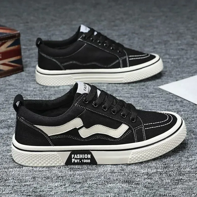 Trendy Männer Leinwand Schuhe Atmungsaktive Herren Casual Schuhe 2025 Neue Nicht-slip Männlichen Turnschuhe Sport Skateboard Schuhe Zapatillas De hombre